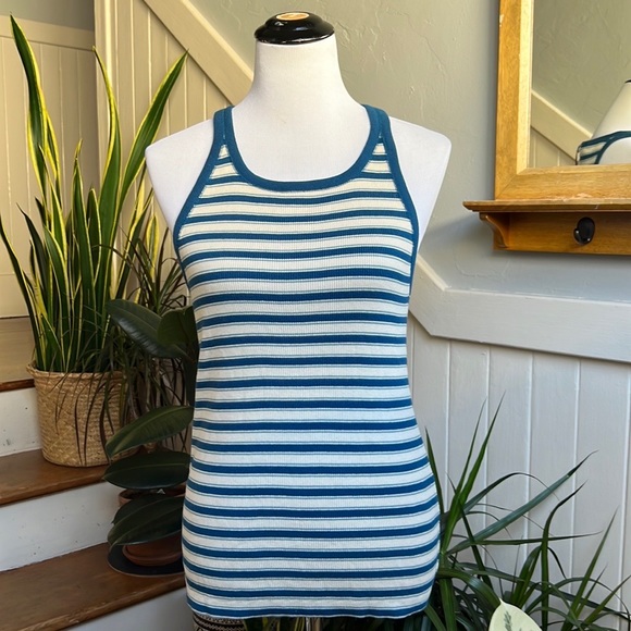 NWT Ralph Lauren Ribbed Striped Tank Top - Picture 14 of 16